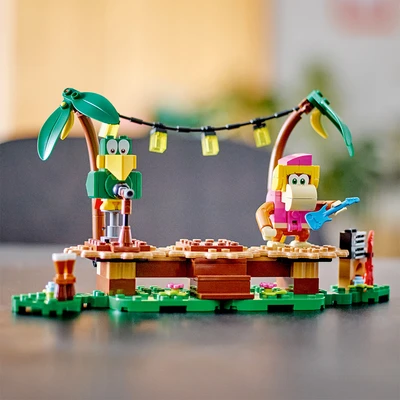 Gambar LEGO Super Mario Dixie Kong Jungle Jam Expansion 71421