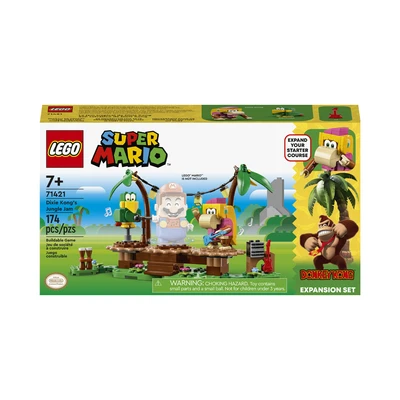 Gambar LEGO Super Mario Dixie Kong Jungle Jam Expansion 71421