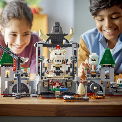 Gambar LEGO Super Mario Dry Bowser Castle Battle Expansion Set 71423