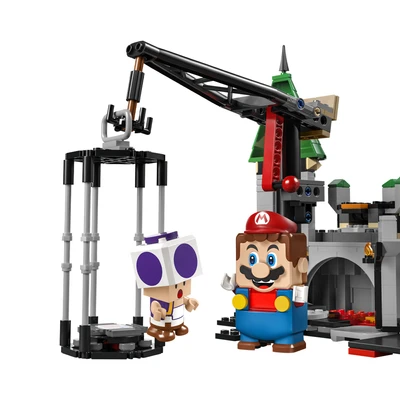 Gambar LEGO Super Mario Dry Bowser Castle Battle Expansion Set 71423