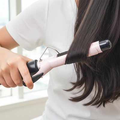 Gambar Kels Pengeriting Rambut - Pink