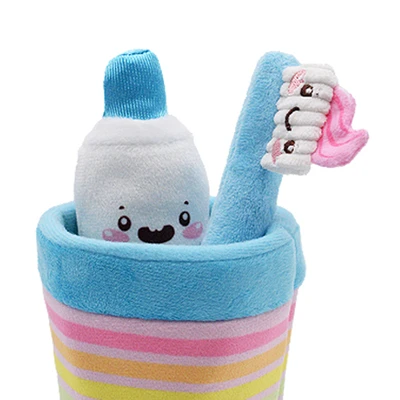 Gambar Pet Kingdom Mainan Anjing Toothbrush Cup - Biru
