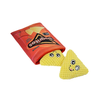 Gambar Pet Kingdom Mainan Anjing Hot Chips - Merah
