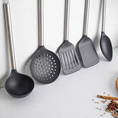 Gambar Cooking Color Set 5 Pcs Tanya Peralatan Masak - Hitam