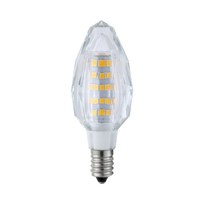 Gambar Krisbow Bohlam LED Crystal Candle 6 Watt 550 Lumen Warm White E14 - Kuning
