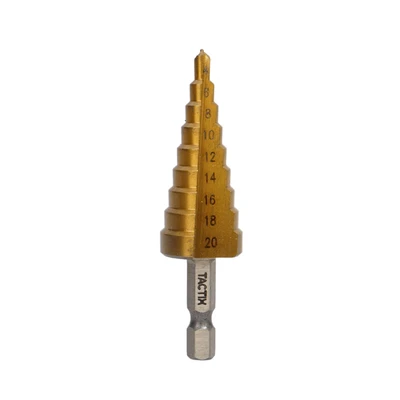 Gambar Tactix Mata Bor Step Drill Metric Set 3 pcs