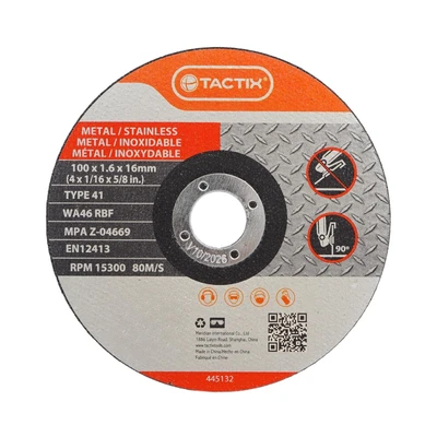 Gambar Tactix Mata Gerinda Ss/Inox 100X1.6X16 mm