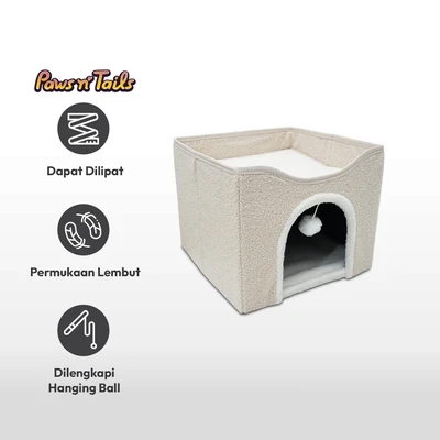 Gambar Paws N Tail Rumah Hewan Peliharaan Collapsible