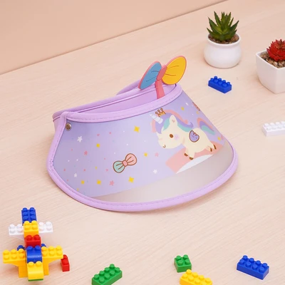Gambar Ataru Topi Visor Anak Unicorn - Ungu