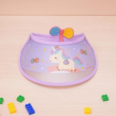 Gambar Ataru Topi Visor Anak Unicorn - Ungu