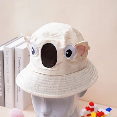 Gambar Ataru Topi Bucket Anak Koala Dengan Ears - Abu-Abu