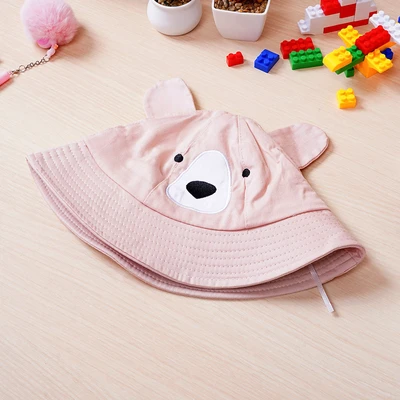 Gambar Ataru Topi Bucket Anak Bear Dengan Ears - Pink