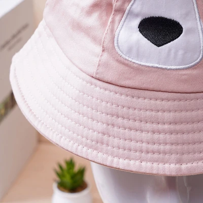 Gambar Ataru Topi Bucket Anak Bear Dengan Ears - Pink
