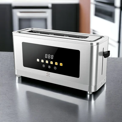 Gambar Kels Toaster Digital Wide - Silver
