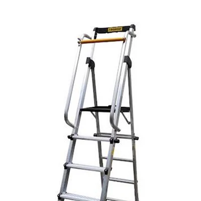 Gambar Krisbow 2.8 Mtr Tangga Aluminium Rolling Multi 4X5 Step Prlrm2820