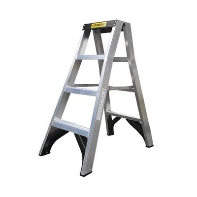 Gambar Krisbow 1.1 Mtr Tangga Lipat Aluminium 4 Twin Step Prlt1104A