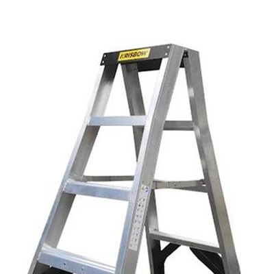 Gambar Krisbow 1.1 Mtr Tangga Lipat Aluminium 4 Twin Step Prlt1104A