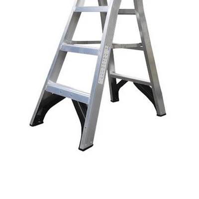 Gambar Krisbow 1.1 Mtr Tangga Lipat Aluminium 4 Twin Step Prlt1104A