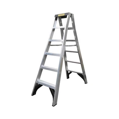 Gambar Krisbow 1.7 Mtr Tangga Aluminium Twin 6 Step Prlt1706A