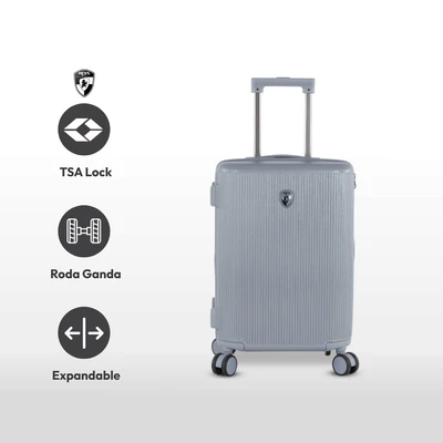 Gambar Heys Earth Tones Koper PC TSA Lock Expandable 26 Inch - Abu-Abu