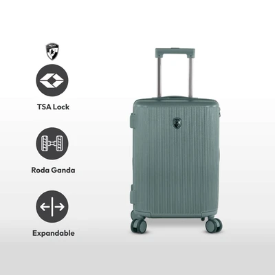 Jual Heys 21 Inci Earth Tones Koper Pc Tsa Lock Expandable Hijau