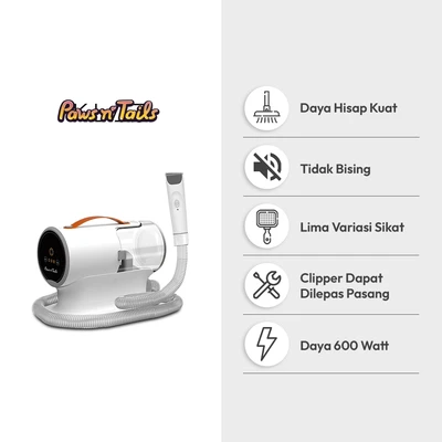 Gambar Paws N Tail Vacuum Grooming Hewan PG100 - Putih