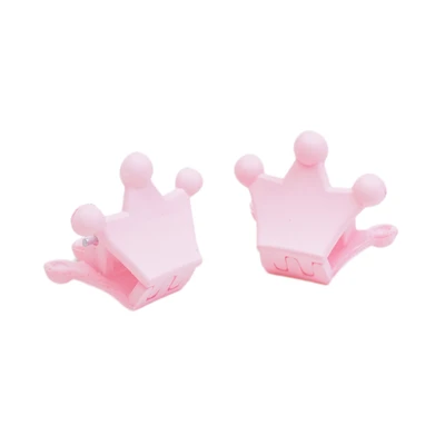 Gambar Ataru Jepit Rambut Anak Crown Rainbow Set 10 pcs