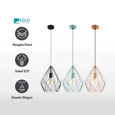 Gambar Eglo Carlton Lampu Gantung Hias - Hitam