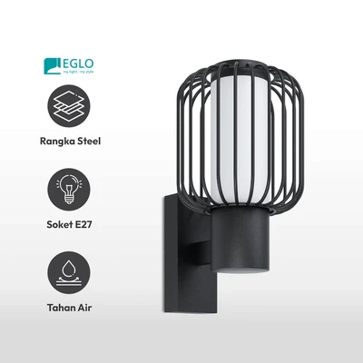 Gambar Eglo Ravello Lampu Dinding E27 - Hitam