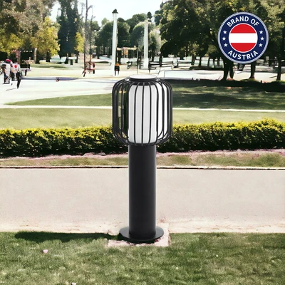 Gambar Eglo Ravello Lampu Taman Bollard E27 45 cm - Hitam