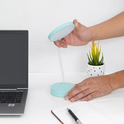 Gambar Informa Lampu Meja LED Rechargeable Portable Round 5 Watt - Biru