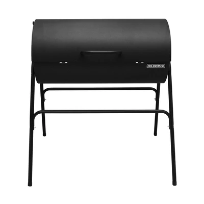 Gambar Celcio & Co Pemanggang Arang Bbq Industrial Square Legs Dengan Hood