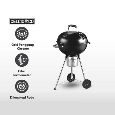 Gambar Celcio & Co 47 Cm Pemanggang Arang Bbq Industrial