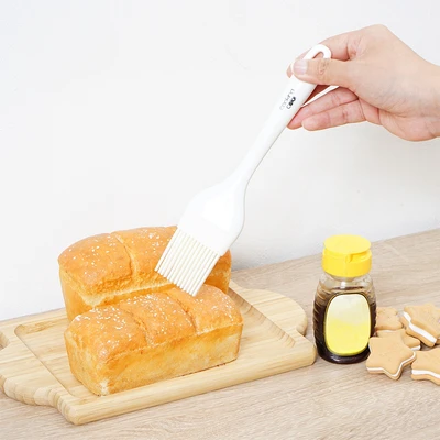Gambar Cooking Color Blanc Kuas Kue Silikon 22 cm - Putih