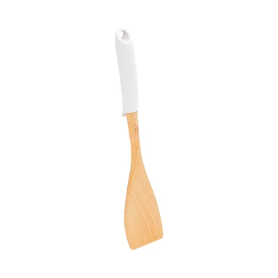 Gambar Cooking Color Blanc Spatula Solid Wood - Putih