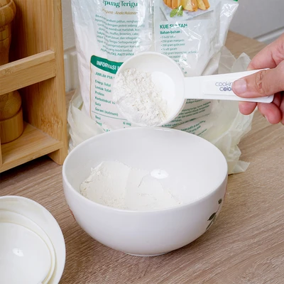 Gambar Cooking Color Blanc Sendok Takar Set 4 pcs - Putih