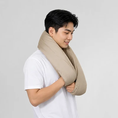 Gambar Passport Bantal Travel Infinity Style - Cokelat