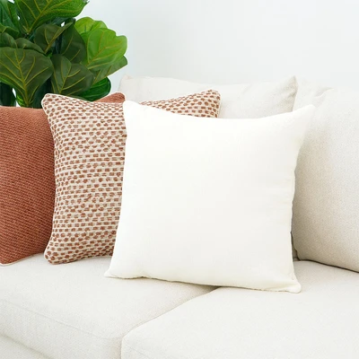 Gambar Informa Joanna Sarung Bantal Sofa Katun 45x45 cm - Krem Beige