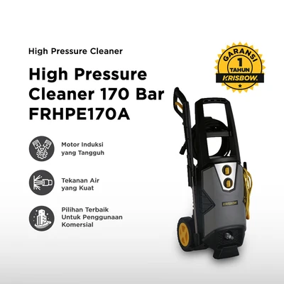 Gambar Krisbow High Pressure Cleaner Home Use 170 Bar 2500 Watt FRHPE170A - Hitam