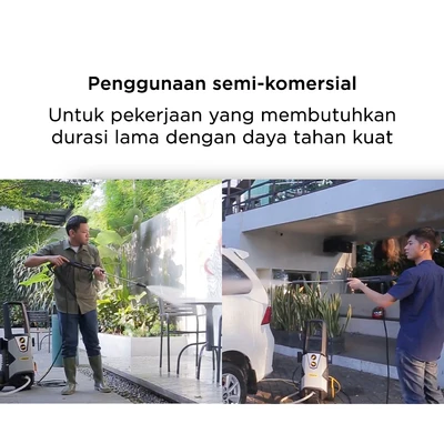 Gambar Krisbow High Pressure Cleaner Home Use 170 Bar 2500 Watt FRHPE170A - Hitam