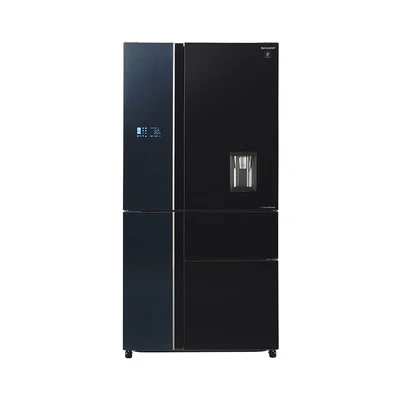 Gambar Sharp Kulkas 4 Pintu Side By Side 650 Liter SJ-IFX96PDG-BK - Hitam