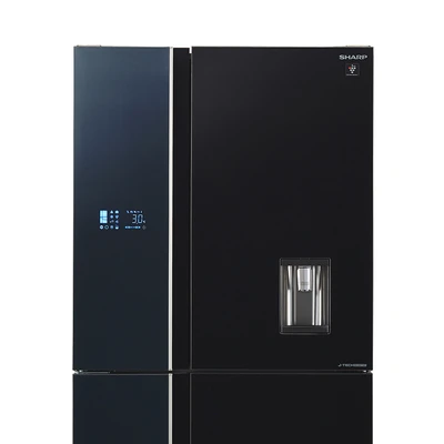 Gambar Sharp Kulkas 4 Pintu Side By Side 650 Liter SJ-IFX96PDG-BK - Hitam