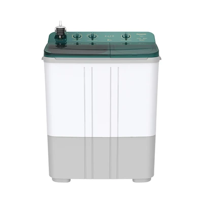 Gambar Panasonic Mesin Cuci Top Loading 9.5 kg NAW96FCU1 - Putih/Hijau