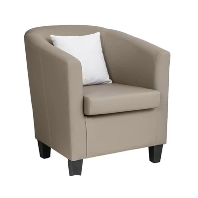 Gambar Informa Lexxy Sofa Kulit 1 Seater - Krem Beige