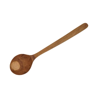 Gambar Nicoles Natural Sendok Masak Long Kayu - Cokelat
