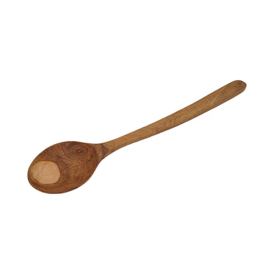 Gambar Nicoles Natural Sendok Masak Long Kayu - Cokelat