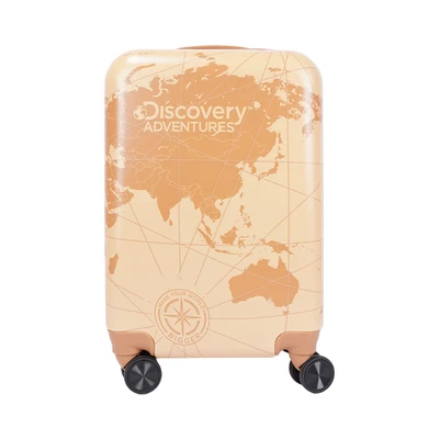 Gambar Discovery Adventures 20 Inci Koper Pc & Abs World Map