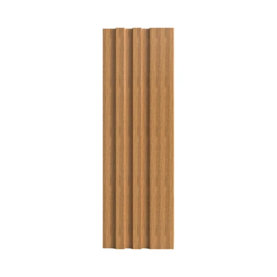 Gambar Maxbuilt 290x13x1.2 cm Panel Dinding Ps Motif Kayu - Cokelat Teak