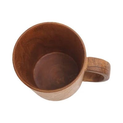 Gambar Nicoles Natural Ori Mug Kayu - Cokelat