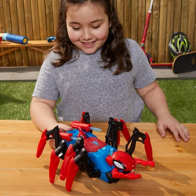 Gambar Spiderman Playset Crawl & Blast Spider - Mix